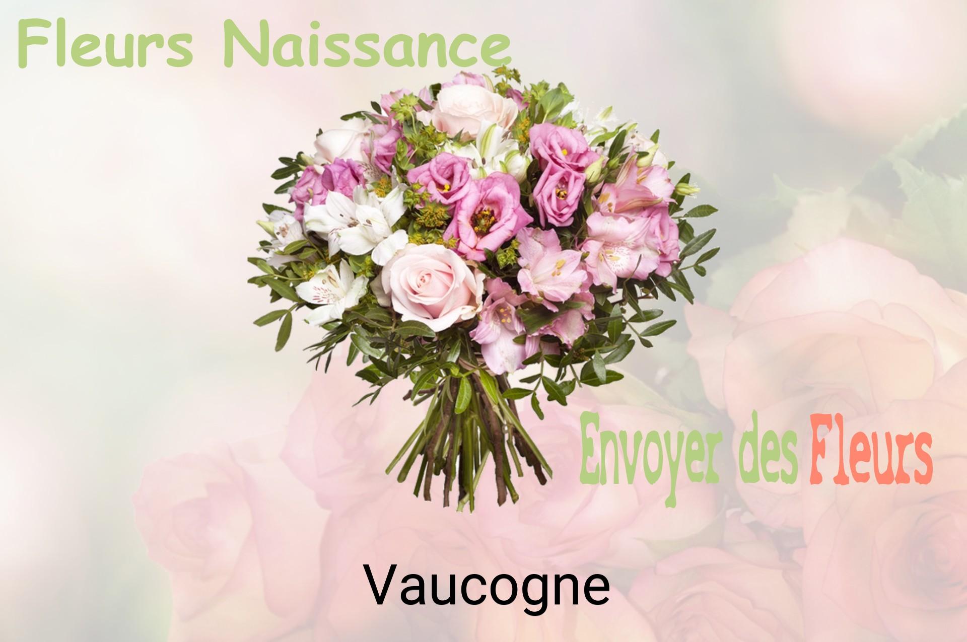 Bouquet de fleurs de naissance livré à Vaucogne